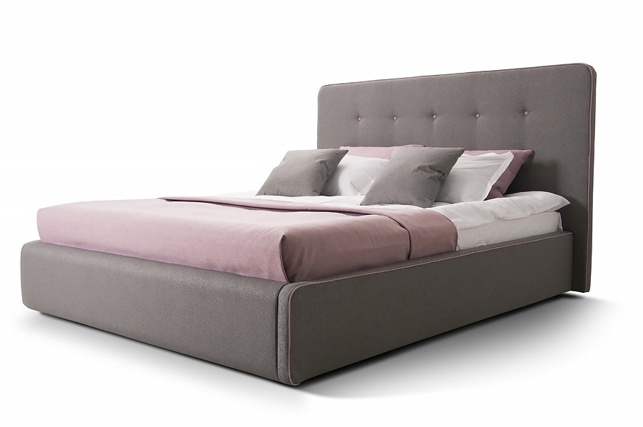 Эльдо кровать с ПМ (розовая отделка) 1800x2000 см