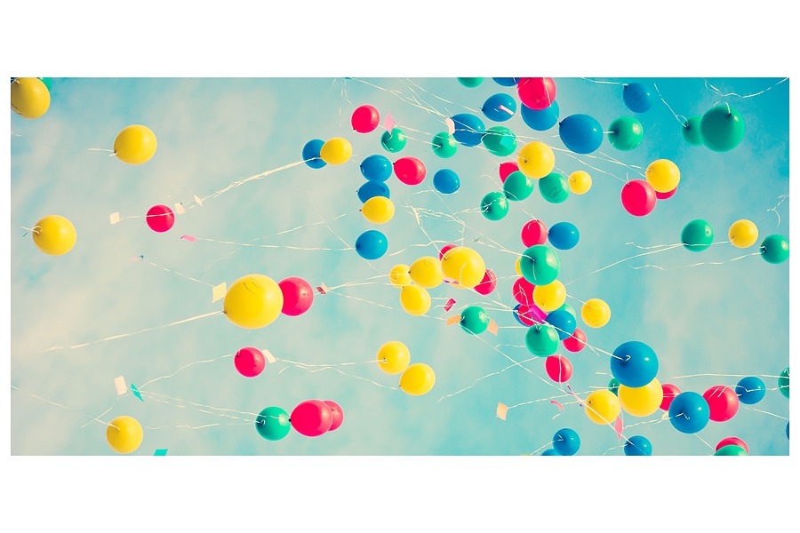 Картина цветные шары