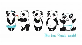 Картина мир панды