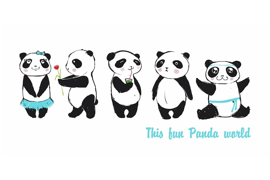 Картина мир панды