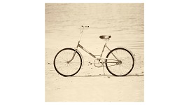 Картина ретро велосипед