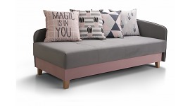 Детский диван Санг Magic серый/ розовый с подъемным механизмом
