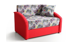 Детский диван- кровать Даня 1000 джойстики красный выкатной