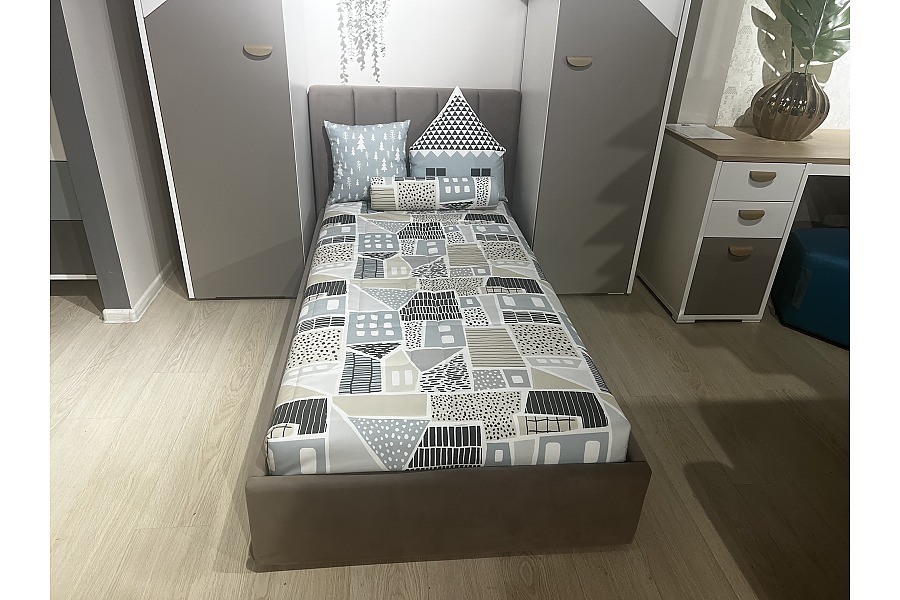 Кровать Скарлет 900x1900 со встроенным матрасом с подъемным механизмом
